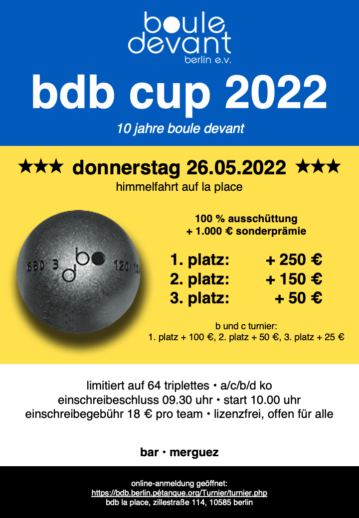 bdb cup 2022