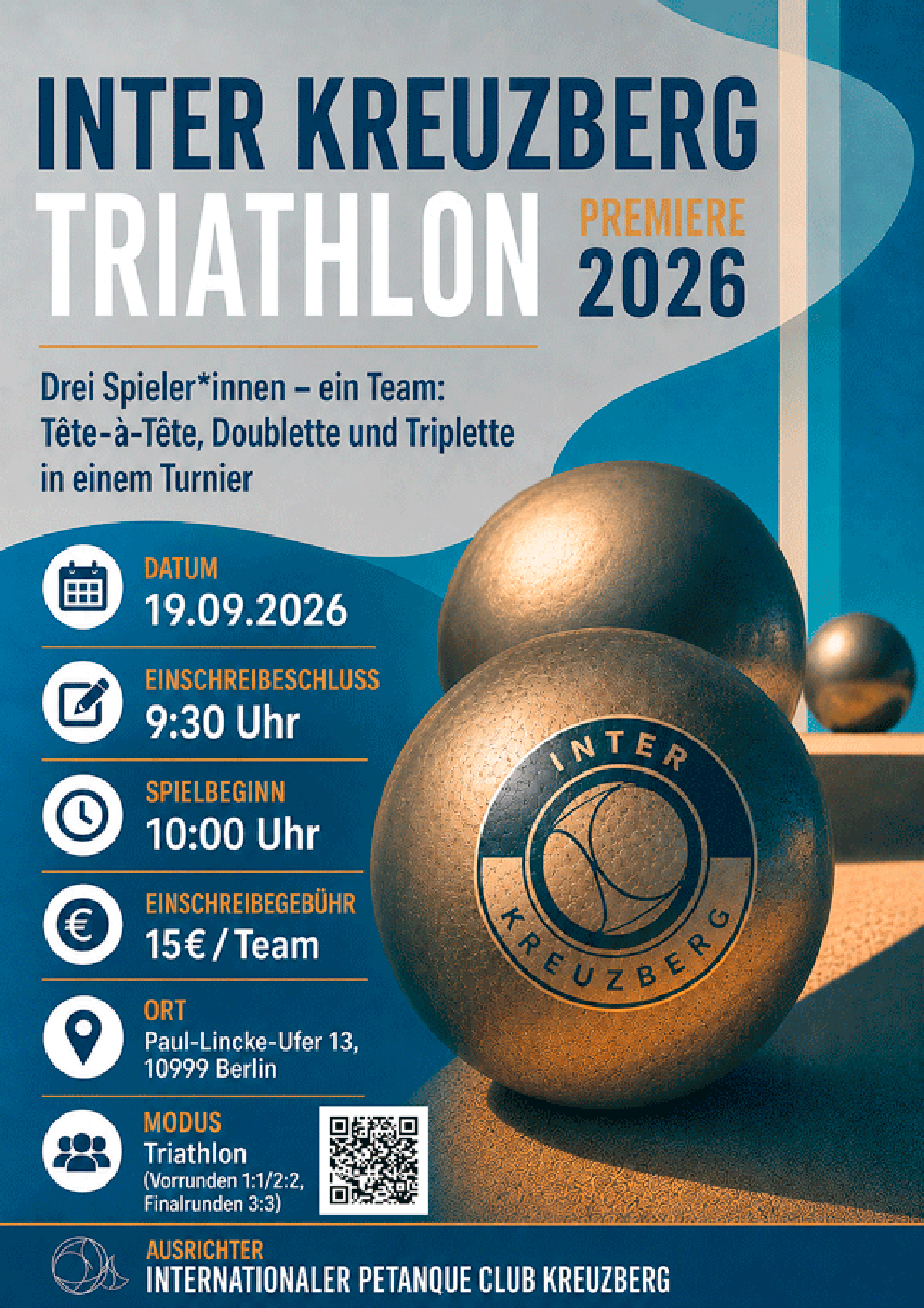 Plakat Inter Kreuzberg Triathlon Premiere 2026 PNG8web